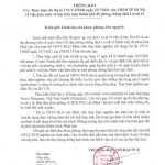 Thông báo số 445/TB-BVHN Về việc Thực hiện chỉ thị số 17/CT-UBND ngày 23/07/2021 của UBND TP Hà Nội về việc giãn cách xã hội trên toàn thành phố để phòng chống dịch COVID-19